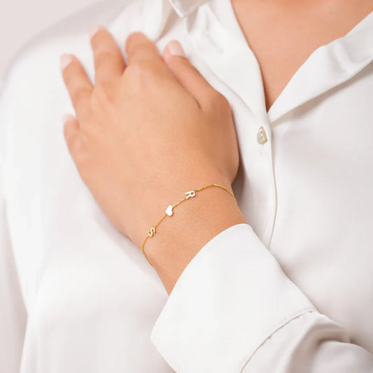 Aureli Signature Initial Bracelet