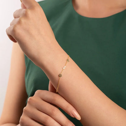 Aureli Signature Initial Bracelet