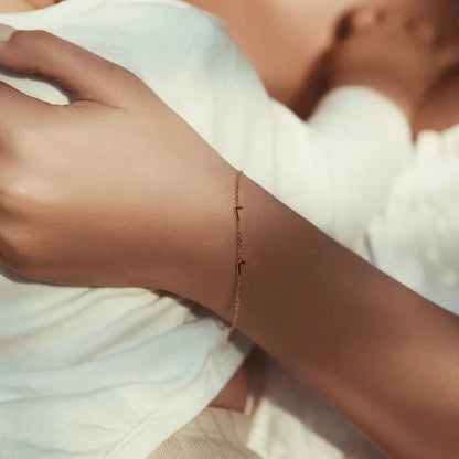 Aureli Signature Initial Bracelet