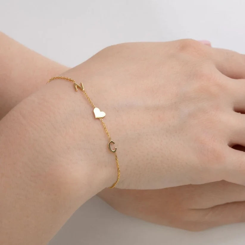 Aureli Signature Initial Bracelet
